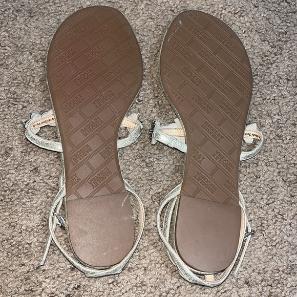 BADGLEY MISCHKA Cara II Crystal Embellished Flat Sandal Rhinestone Bling 7 - Picture 10 of 10